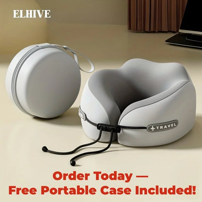 U Shaped Memory Foam Neck Pillows Soft Travel Pillow Massage Neck Pillow Sleeping Airplane Pillow Cervical Healthcare Bedding